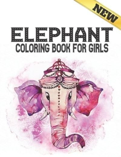 Cover for Qta World · Coloring Book Elephant (Paperback Bog) (2020)