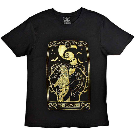 Cover for Nightmare Before Christmas - The · The Nightmare Before Christmas Unisex T-Shirt: Jack &amp; Sally Lovers (Black) (Embellished) (T-shirt)