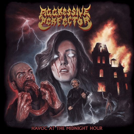 Cover for Aggressive Perfector · Havoc at the Midnight Hour (LP) (2020)