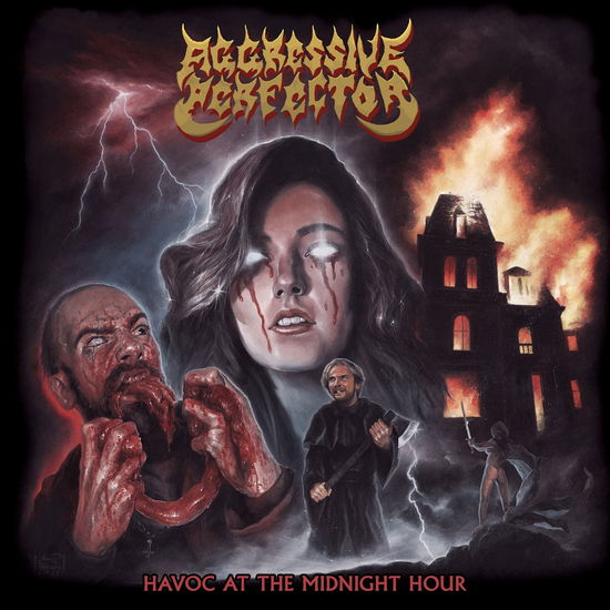 Cover for Aggressive Perfector · Havoc at the Midnight Hour (LP) (2020)