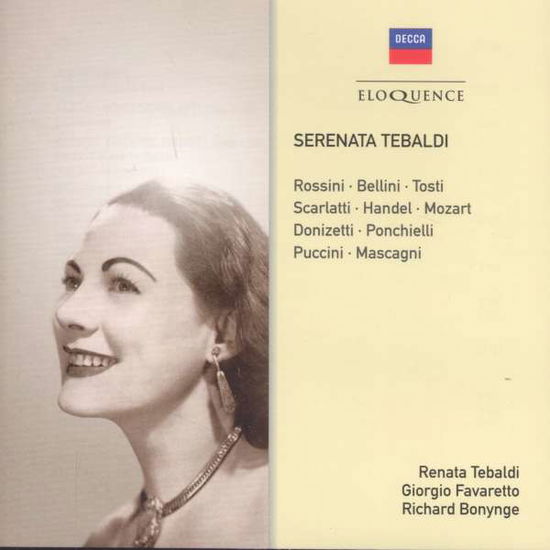 Cover for Renata Tebaldi · Serenata tebaldi (CD) (2015)