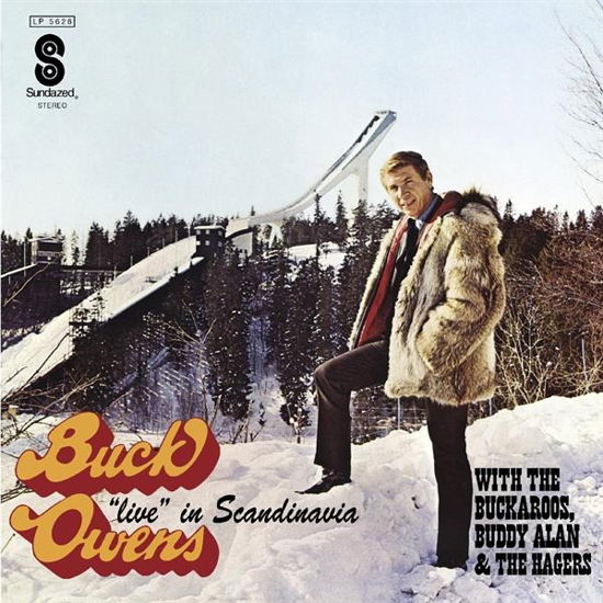 Cover for Owens, Buck and His Buckaroos · Live In Scandinavia (BORDER EXCLUSIVE) (LP) [Coloured edition] (2023)