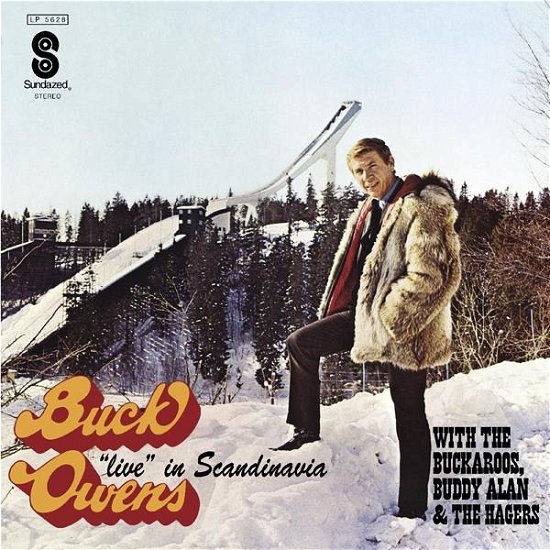 Cover for Owens, Buck &amp; His Buckaroos · Live In Scandinavia (LP) [Coloured edition] (2023)