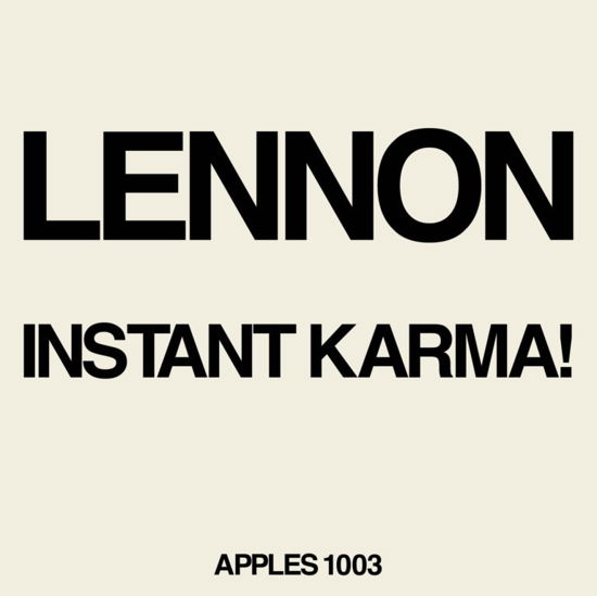 RSD 2020 - Instant Karma! (2020 Ultimate Mixes) (Lp) - John Lennon - Musik - POP - 0602508778711 - 29 augusti 2020