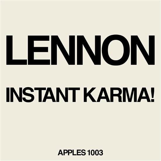 RSD 2020 - Instant Karma! (2020 Ultimate Mixes) (Lp) - John Lennon - Musik - POP - 0602508778711 - August 29, 2020