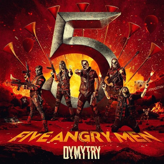Cover for Dymytry · Five Angry Men (Red / Yellow Splatter Vinyl) (LP) (2024)