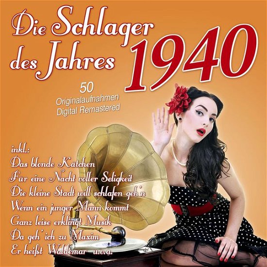 Cover for Die Schlager Des Jahres 1940 (CD) (2015)