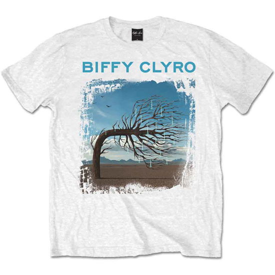 Cover for Biffy Clyro · Biffy Clyro Unisex T-Shirt: Opposites White (T-shirt) [size L] [White - Unisex edition] (2015)