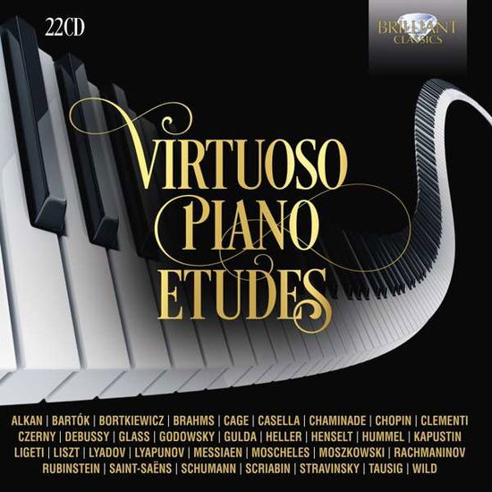 CHOPIN - LISZT - DEBUSSY - SCHUMANN - ETUDES Virtuoso Piano Etudes - Alexeev / Mosell / Boehm / Ponti / Wurtz - Music - BRILLIANT CLASSICS - 5028421955711 - February 8, 2019