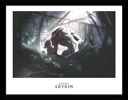 Cover for Skyrim · Skyrim: Troll Lair (Stampa In Cornice 30x40 Cm) (MERCH)