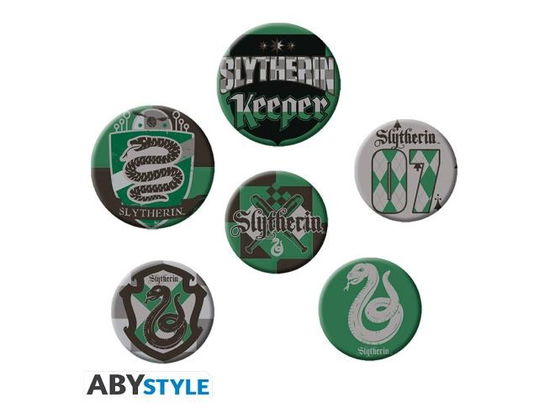 Cover for Harry Potter · HARRY POTTER - Badge Pack - Slytherin X4 (ACCESSORY)