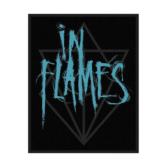 In Flames Standard Woven Patch: Scratched Logo (Retail Pack) - In Flames - Produtos - PHD - 5055339759711 - 19 de agosto de 2019