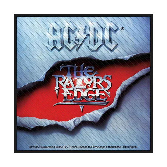 AC/DC Standard Woven Patch: The Razors Edge - AC/DC - Merchandise - PHD - 5055339762711 - 19. august 2019