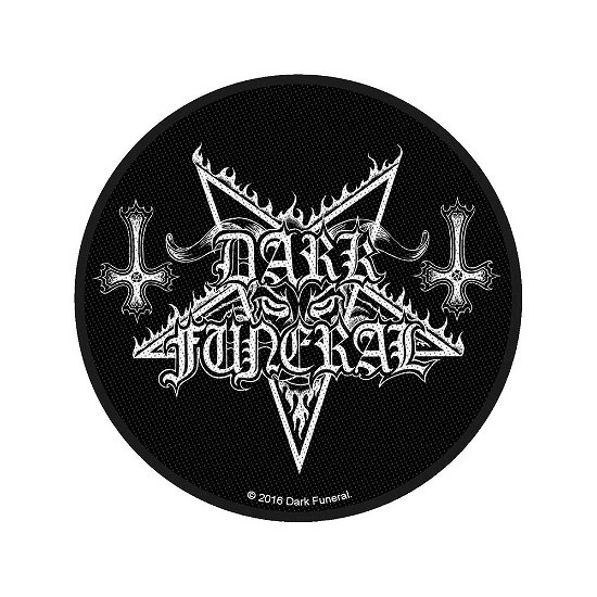 Cover for Dark Funeral · Dark Funeral Standard Woven Patch: Circular Logo (Patch) (2019)