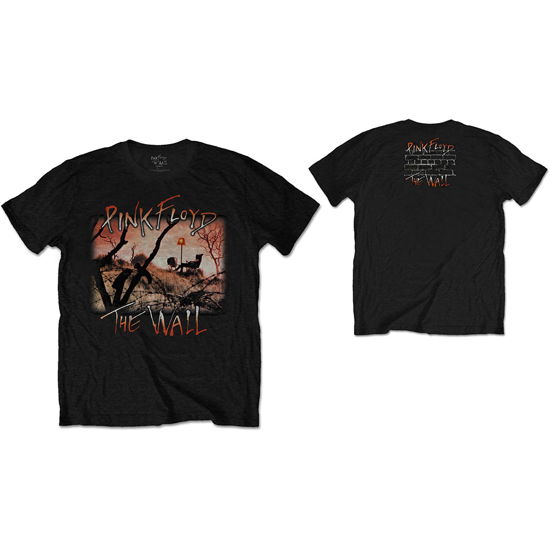 Pink Floyd Unisex T-Shirt: The Wall Meadow (Back Print) - Pink Floyd - Merchandise - Perryscope - 5056170607711 - 