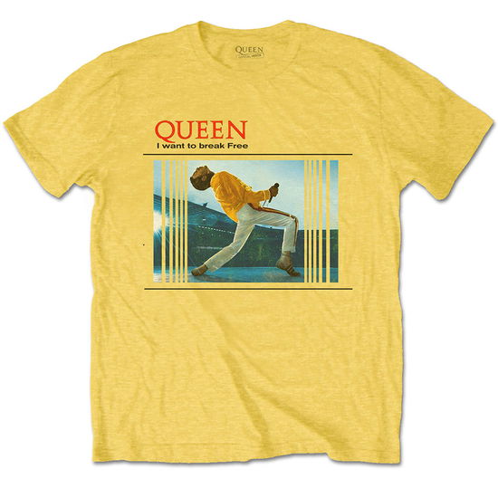 Queen Unisex T-Shirt: Break Free - Queen - Marchandise -  - 5056368637711 - 