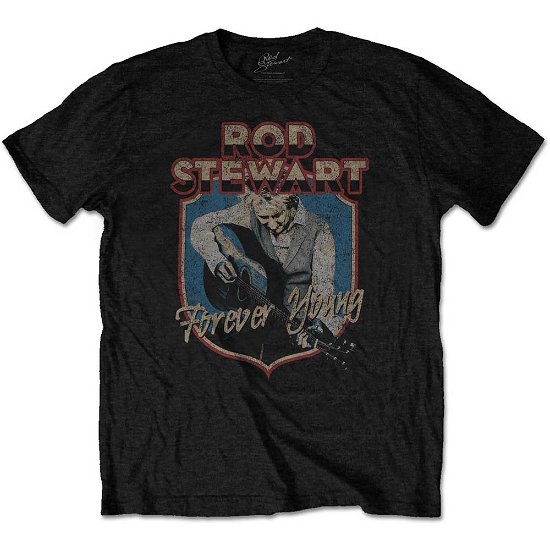 Rod Stewart Unisex T-Shirt: Forever Crest - Rod Stewart - Produtos -  - 5056561038711 - 