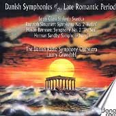 Cover for Glass / Simonsen / Borresen / Sandby · Danish Symphonies - Late Romantic Period (CD) (2009)