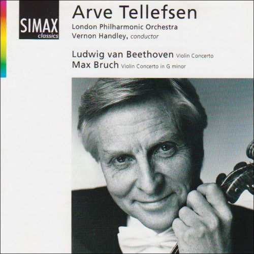 Violin Concerto in D Major / Violin Cto in G Minor - Beethoven / Bruch / Handley / Lpo / Tellefsen - Música - SIMAX - 7033662011711 - 16 de noviembre de 1998
