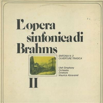 Cover for Johannes Brahms  · L'Opera Sinfonica Di Brahms (VINYL)