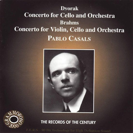 Cover for Pablo Casals · Brahms &amp; Dvorak (CD)