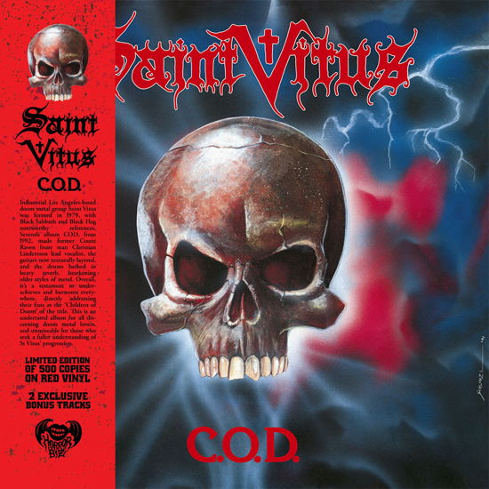 C.O.D. (Red Vinyl) - Saint Vitus - Música - HORROR BIZ - 8055515233711 - 27 de octubre de 2023