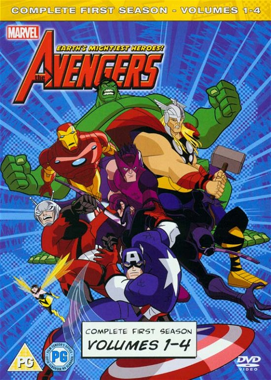 Cover for Marvel · [UK-Import]Avengers Earth's Mightiest Heroes Vols. 1-4 DVD (DVD) [Box set] (2012)