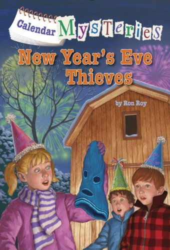 Cover for Ron Roy · Calendar Mysteries #13: New Year's Eve Thieves - Calendar Mysteries (Pocketbok) (2014)