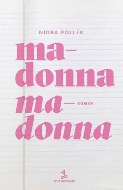 Cover for Nidra Poller · Madonna Madonna (Paperback Book) (2018)