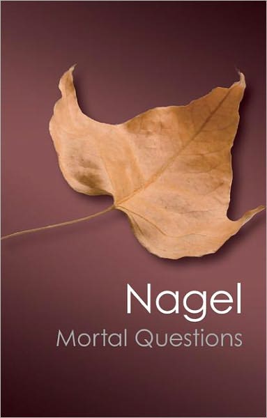 Cover for Thomas Nagel · Mortal Questions - Canto Classics (Paperback Bog) (2012)