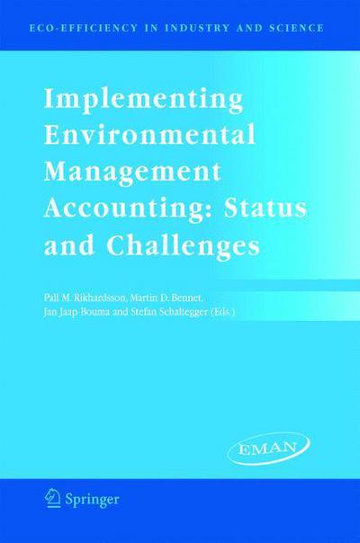 Cover for Pall M Rikhardsson · Implementing Environmental Management Accounting: Status and Challenges - Eco-Efficiency in Industry and Science (Hardcover Book) [2005 edition] (2005)