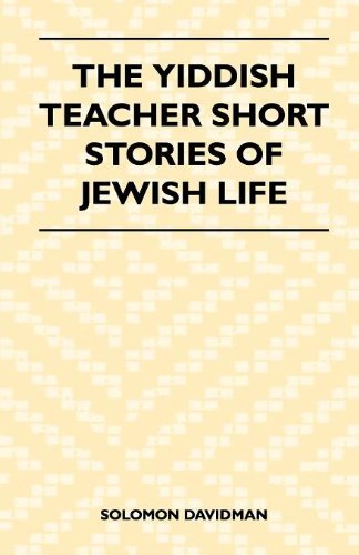Cover for Solomon Davidman · The Yiddish Teacher Short Stories of Jewish Life (Paperback Book) (2010)