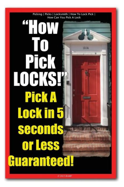 Cover for Locksmith Picking · Picking - Picks - Locksmith - How to Loc (Paperback Book) (2013)