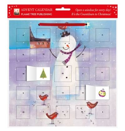 Cover for Snowman and Robin advent calendar (with stickers) (Calendar) (2015)