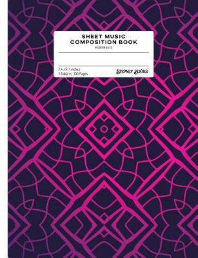 Cover for Stepney Books · Sheet Music Composition Book (Paperback Book) (2018)