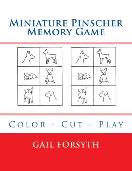 Cover for Gail Forsyth · Miniature Pinscher Memory Game (Pocketbok) (2018)
