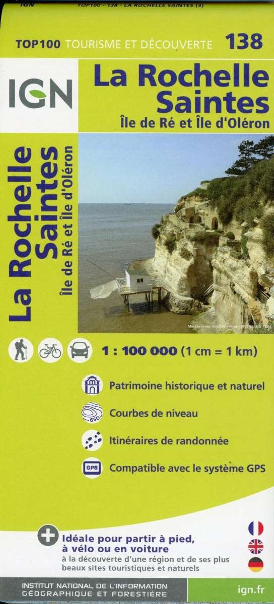 Cover for Ign · IGN TOP100: TOP100: 138 La Rochelle - Saintes (Innbunden bok) (2015)