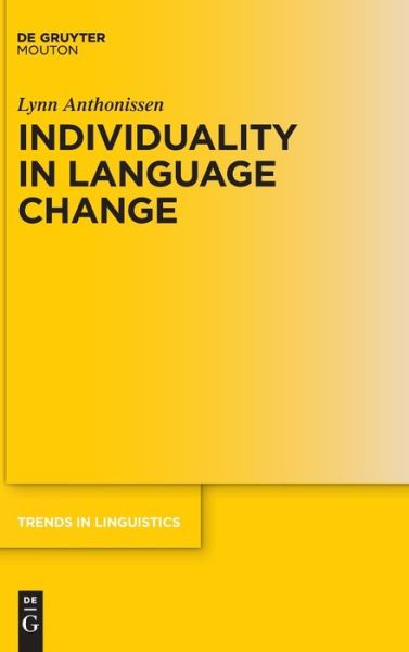 Cover for Lynn Anthonissen · Individuality in Language Change (Hardcover Book) (2021)