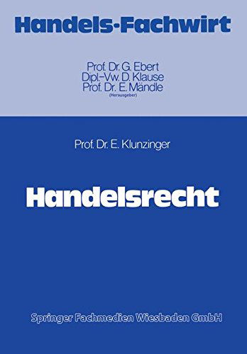 Cover for Eugen Klunzinger · Handelsrecht (Paperback Book) [1976 edition] (1976)