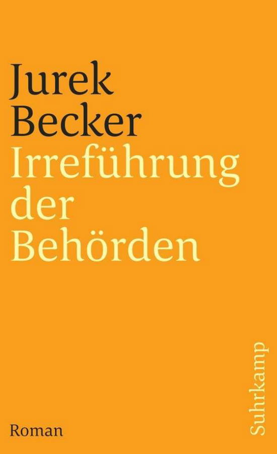 Cover for Jurek Becker · Suhrk.TB.0271 Becker.Irreführung (Book)