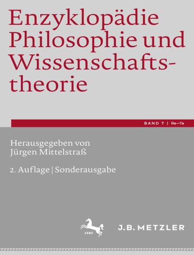 Cover for Jürgen Mittelstraß · Enzyklopädie Philosophie und Wissenschaftstheorie : Bd. 7 (Buch) (2024)