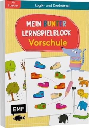 Cover for Sandy Thißen · Mein bunter Lernspielblock - Vorschule: Logik- und Denkrätsel (Paperback Book) (2022)