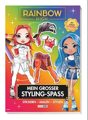 Cover for Panini · Rainbow High: Mein großer Styling-Spaß: Stickern, Malen, Stylen (Buch) (2024)