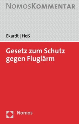 Cover for Ekardt · Gesetz zum Schutz gegen Fluglärm (Buch) (2019)