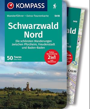 Cover for KOMPASS Wanderführer Schwarzwald Nord, Die schönsten Wanderungen zwischen Pforzheim, Freudenstadt und Baden-Baden, 50 Touren (Book) (2022)