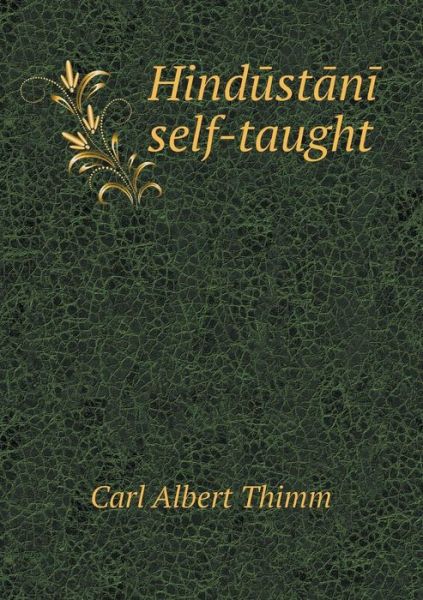 Cover for Carl Albert Thimm · Hind St N Self-taught (Paperback Book) (2015)