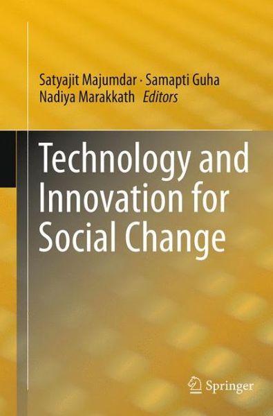 Cover for Technology and Innovation for Social Change (Paperback Book) [Softcover reprint of the original 1st ed. 2015 edition] (2016)