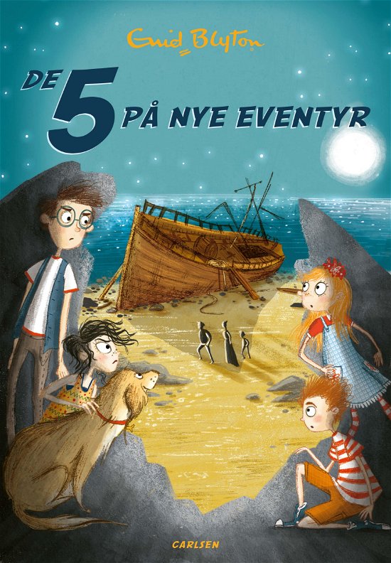 Cover for Enid Blyton · De 5: De 5 (3) - De 5 på nye eventyr (Sewn Spine Book) [1e uitgave] (2019)