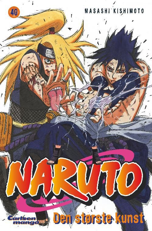 Cover for Masashi Kishimoto · Naruto: Naruto 40: Den største kunst (Taschenbuch) [1. Ausgabe] (2010)