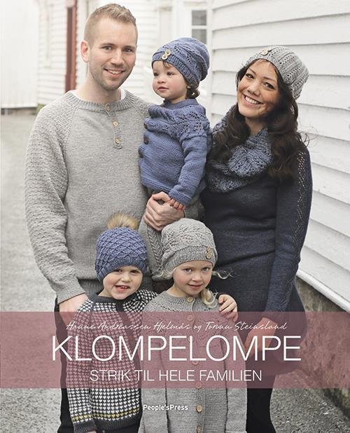 Cover for Hanne Andreassen Hjelmås &amp; Torunn Steinsland · Klompelompe - Strik til hele familien (Inbunden Bok) [1:a utgåva] (2017)